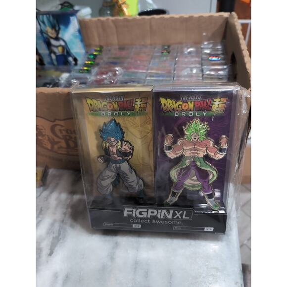 Figpin XL, Dragon Ball Exclusive Super: Gogeta & Broly, 2-Pack, Sealed, #X15/X16 - Picture 5 of 5